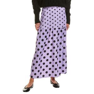 Abbey Womens  Midi Skirt, Purple